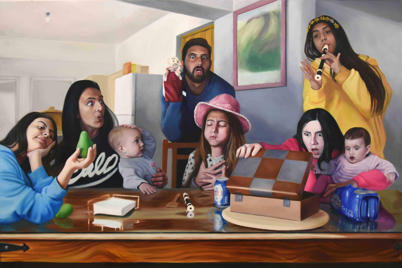 Oil Painting 210x140cm