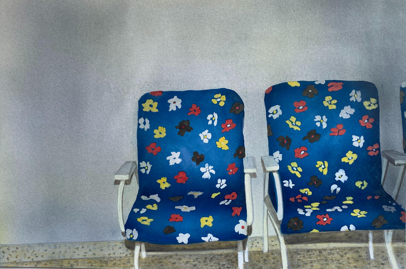 Colour pencils and markers on paper