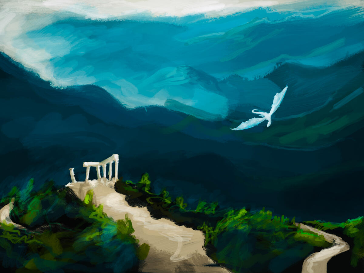 The Dragon in the mountains